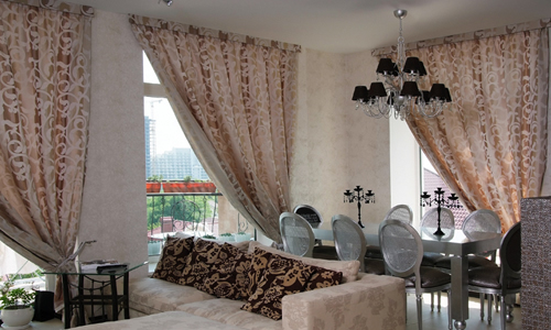 Гардины в интерьере