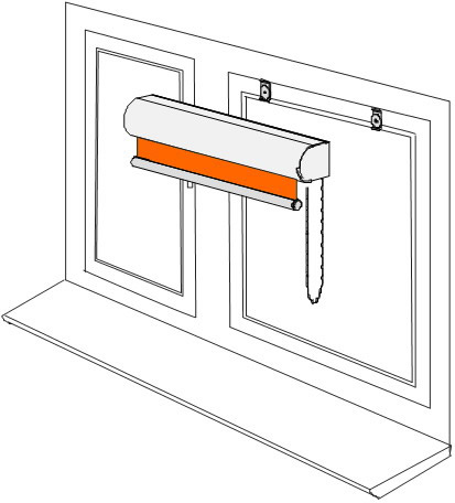 Инструкция по монтажу рулонных штор с коробом