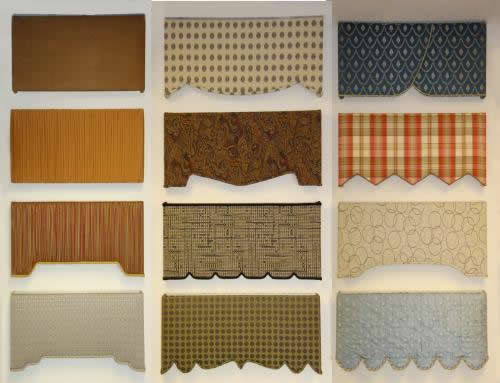 Разновидности жестких ламбрекенов