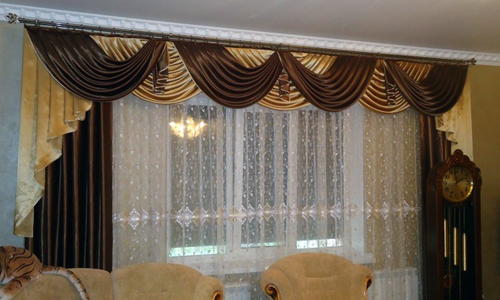 Тюль в зале