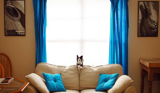 Пример классических прямых штор