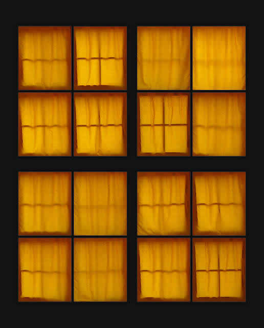 Использование занавесок для каждого отдельного участка окна в качестве штор