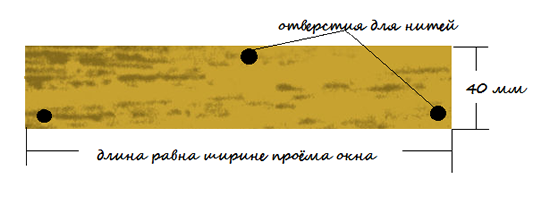 Планка жалюзи