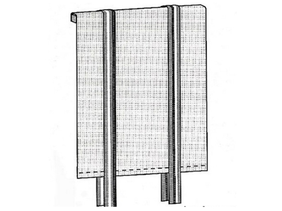 Крепление подвязок к рулонным шторам
