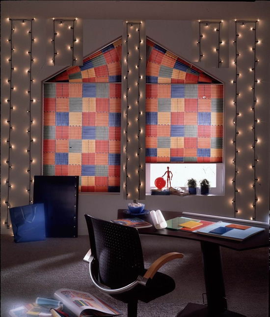 Штора гирлянда