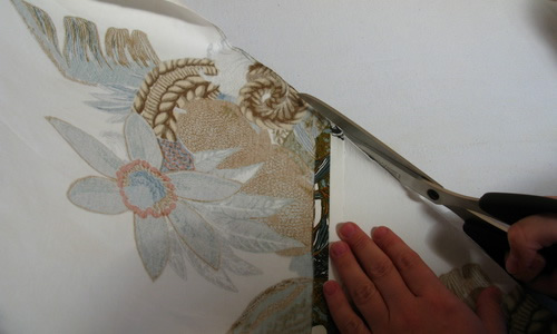 Шитье шторы