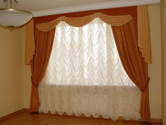 Пример французских штор 