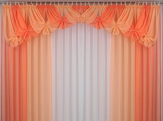 Шторы из вуали своими руками